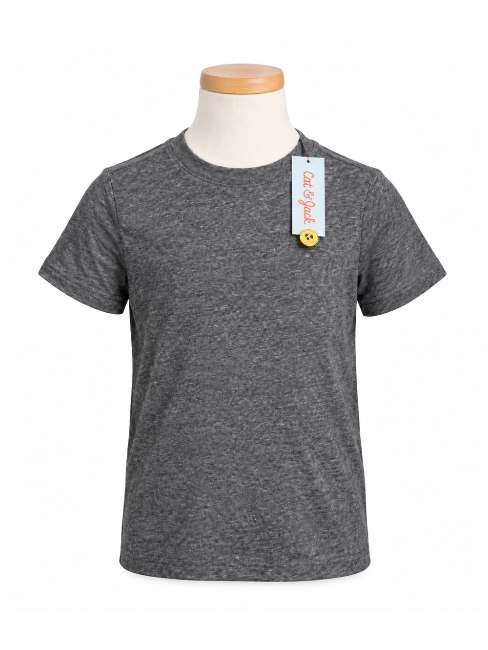 Cat & Jack Gray Short Sleeve Shirt with Front Pocket (M-8)